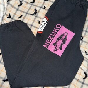 Nezuko Graphic Black Joggers
